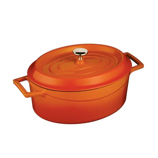 Овальная кастрюля 21x27cm.  