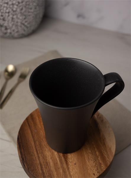 Кружка Porland Seasons 340 мл, черная, подарочная упаковка