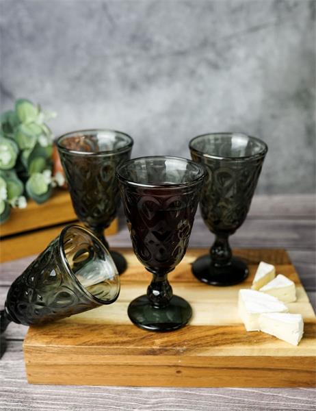 Бокал для вина 230мл  h 16,5, d 8,5 см LYONNAIS anthracite