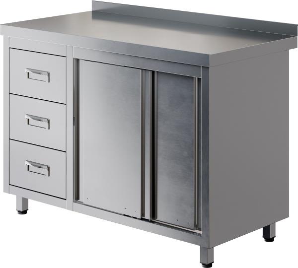 Стол производственный купе RESTOINOX СПК3Я-12/6-БЛ