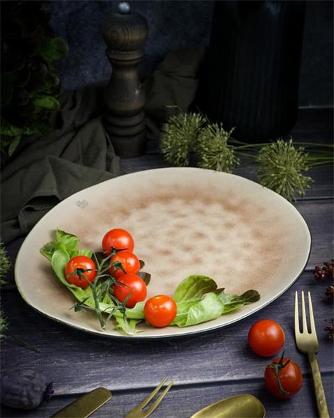 Тарелка овальная 27x23 см h 2 см, LAGUNA OLD ROSE