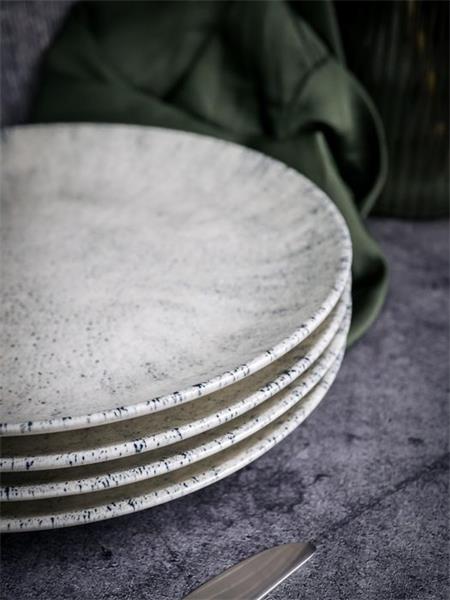 Тарелка мелкая 25 см, без борта