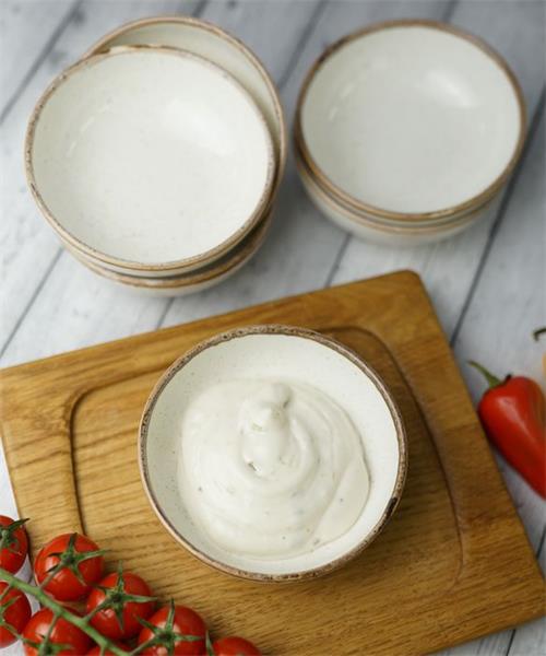 Porland Набор соусников Сизонс 9 см (6 предметов), бежевый, 95 мл