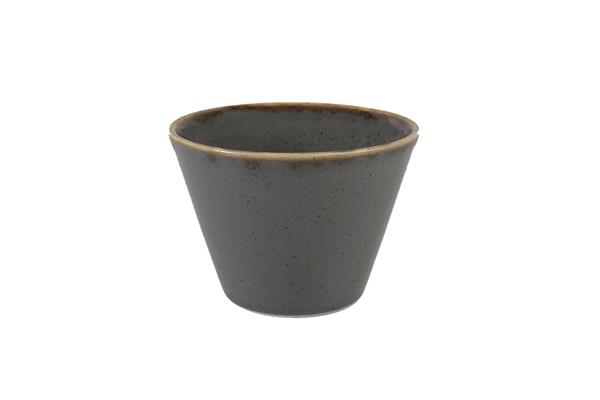 Чаша коническая d 9,5 см h 7 см 200 мл фарфор цвет темно-серый Seasons