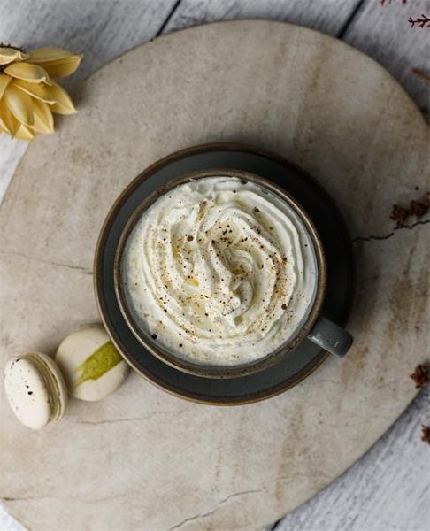 Чашка 340 мл фарфор цвет темно-серый Seasons