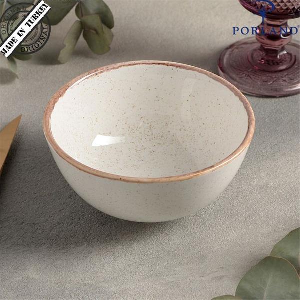 Салатник d 13 см h 6 см 335 мл фарфор цвет бежевый Seasons