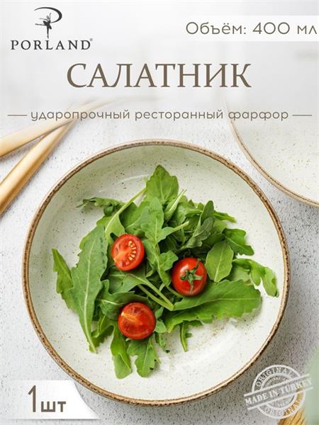 Салатник полуглубокий d 17 см h 4 см 415 мл фарфор цвет бежевый Seasons