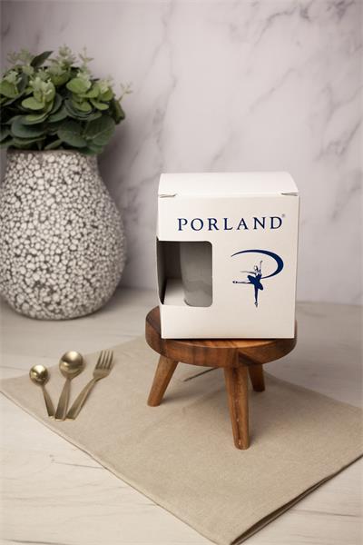 Кружка Porland Seasons 260 мл, темно-серая, подарочная упаковка