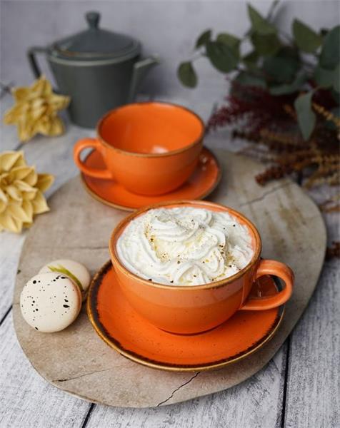 Porland Набор чайных пар 340 мл Сизонс (4 предмета), оранжевый