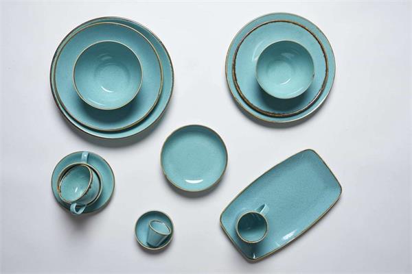 Салатник d 16 см h 8.5 см 770 мл фарфор цвет бирюзовый Seasons