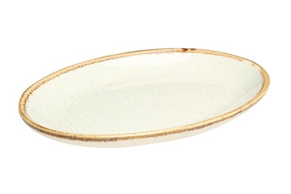 Блюдо овальное 31х24 см фарфор цвет бежевый Seasons