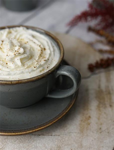 Блюдце 16 см фарфор цвет темно-серый Seasons