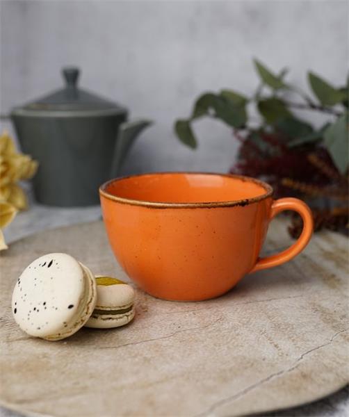 Porland Набор чайных пар 340 мл Сизонс (4 предмета), оранжевый