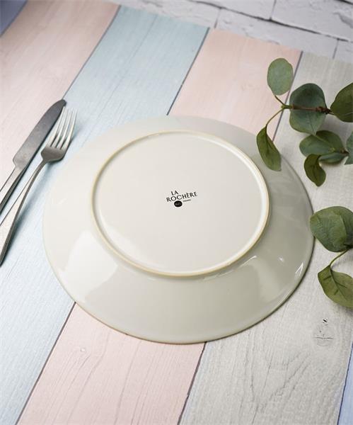 Тарелка d 27,4 см, керамика, цвет молочный, CERAMIQUE ABEILLE