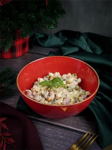 Салатник d 16 см h 8.5 см 770 мл фарфор цвет красный Seasons