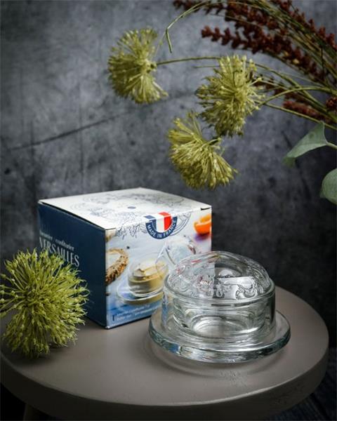 Масленка с крышкой 70 мл, d 9,5 см h 6,5 см, VERSAILLES