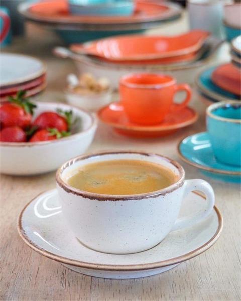 Чашка 340 мл фарфор цвет бежевый Seasons