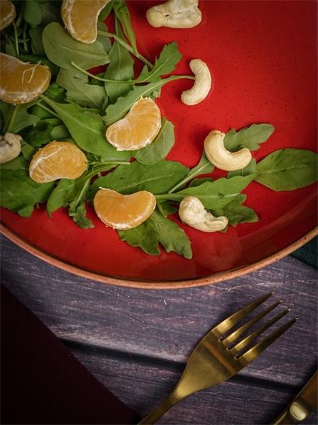 Салатник полуглубокий d 22 см h 4 см 835 мл фарфор цвет красный Seasons