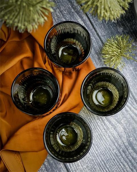 Стакан O/F 290 мл, h 9,5 см, d 8 см, цвет зеленый OUESSANT OLIVE	