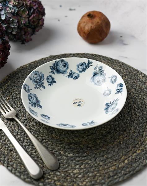 Тарелка глубокая 25 см, декор FLORAL