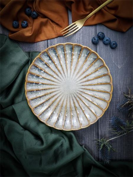 Тарелка d 20,8 см h 2,8 см , ASTERA PEARL