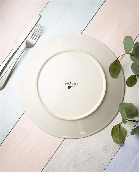 Тарелка d 27,4 см, керамика, цвет молочный, CERAMIQUE ABEILLE