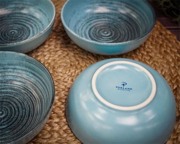 Набор салатников Lykke Turquoise 250 мл, 4 шт