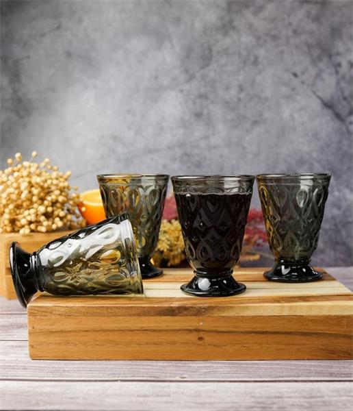 Стакан на ножке, 200 мл, h 11,3 см, d 8 см LYONNAIS anthracite