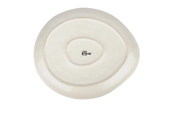 Блюдо овальное 32,5x28,5 см h 3 см, MEDUSA