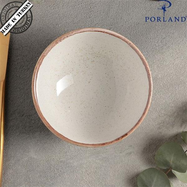 Салатник d 13 см h 6 см 335 мл фарфор цвет бежевый Seasons