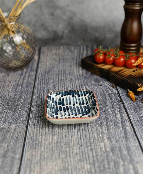 Тарелка квадратная, 9 см., MIX&MATCH COBALT