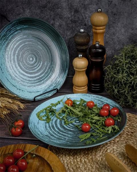 Набор тарелок Lykke Turquoise 30 см, 2 шт