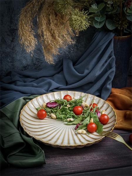 Тарелка d 27,4 см h 3,8 см, ASTERA PEARL	