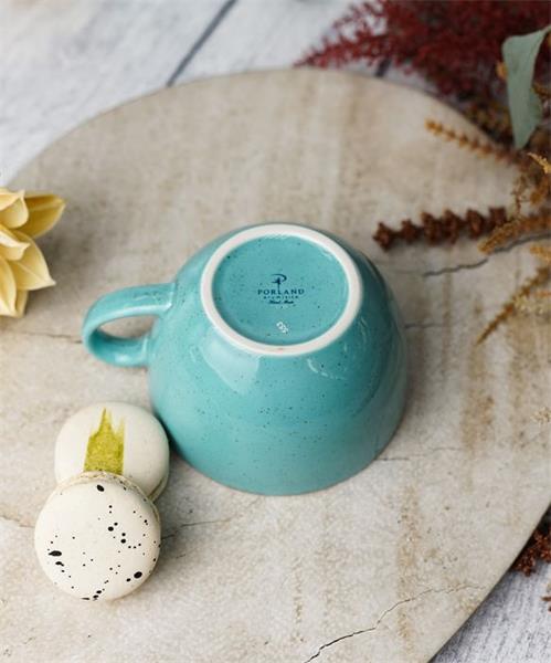 Чашка 340 мл фарфор цвет бирюзовый Seasons