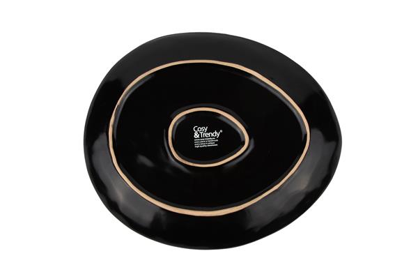 Тарелка овальная 27,5x23 см h 2 см, SAPPHIRE