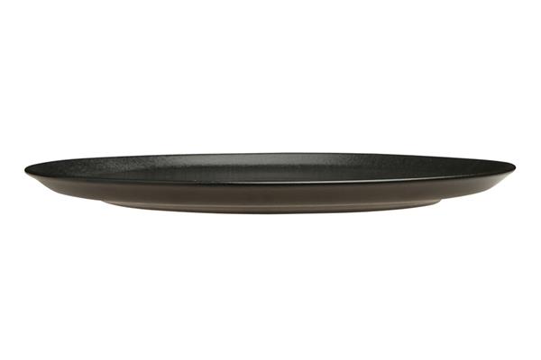 Тарелка для пиццы 20 см фарфор цвет черный Seasons