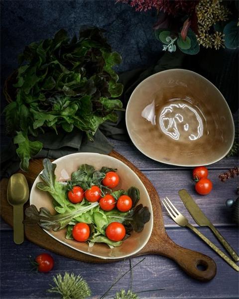 Салатник 20x16,5 см h 6 см, LAGUNA OLD ROSE