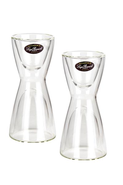 Набор для кофе эспрессо и воды UNICO Thermic Glass, 100 мл, хрустальное стекло, 2 шт.