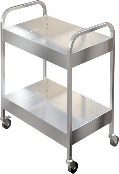 Тележка для сбора посуды RESTOINOX ТСП-2-8/5-304