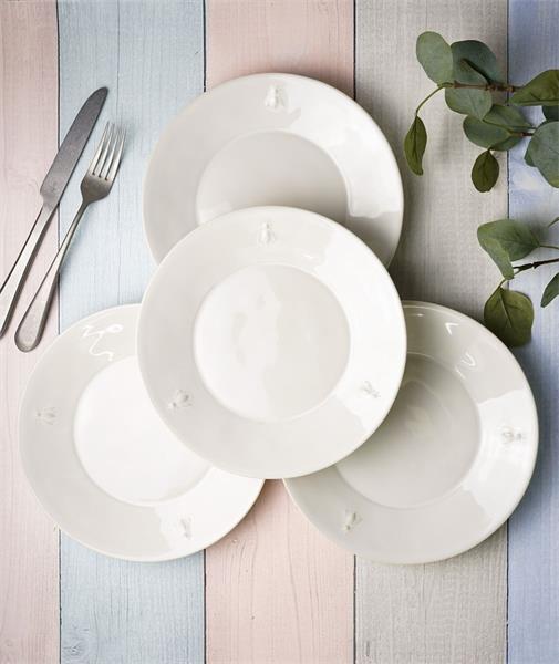 Тарелка d 21,4 см, керамика, цвет молочный, CERAMIQUE ABEILLE