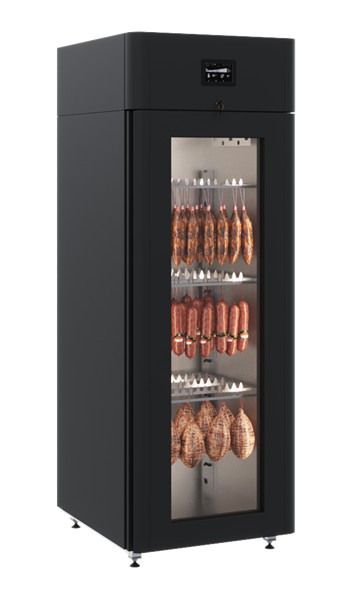Шкаф холодильный CS107 Salami (R290) black