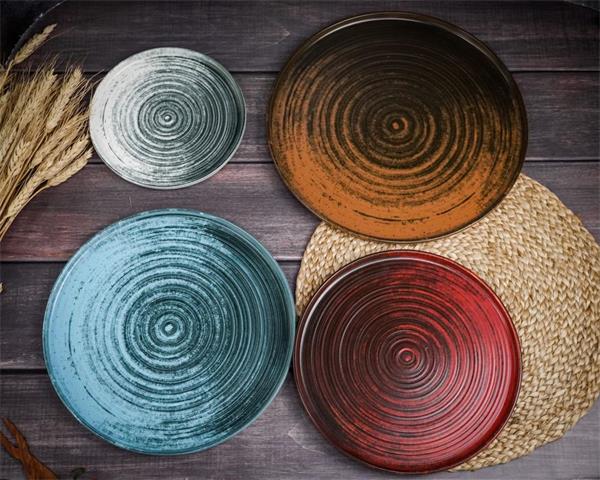 Набор тарелок с вертикальным бортом Lykke Brown 30 см, 2 шт