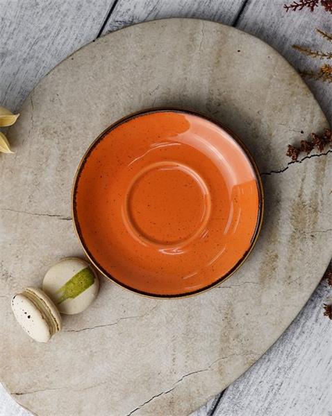 Porland Набор чайных пар 340 мл Сизонс (4 предмета), оранжевый