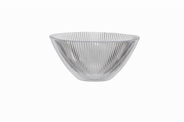Салатник d 25 см h 12,5 см, стекло, прозрачный, Aria