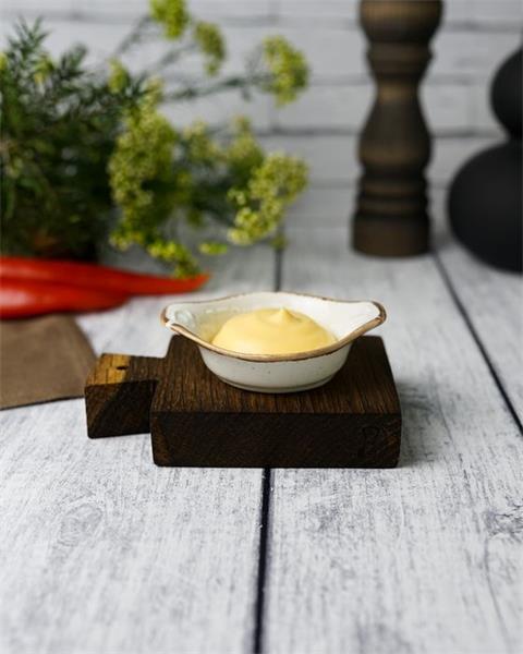 Соусник с ручками d 7 см фарфор цвет бежевый Seasons