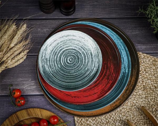 Набор тарелок с вертикальным бортом Lykke Brown 30 см, 2 шт