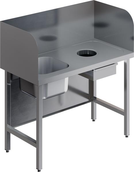 Стол для чистки рыбы RESTOINOX СПЧВЦ-15/7-БОЛ