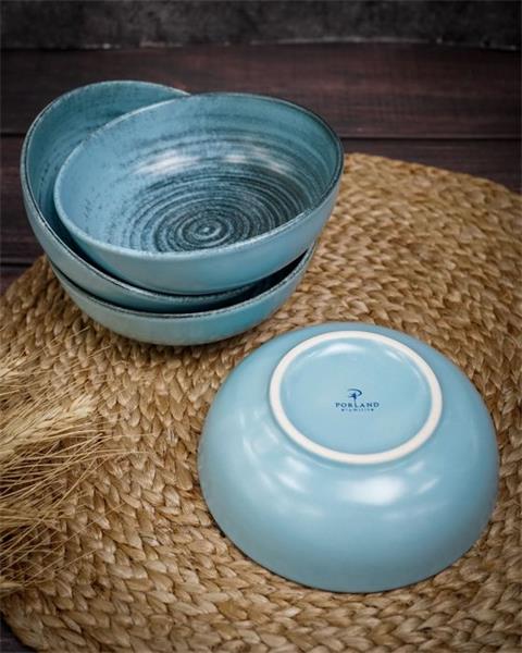 Набор салатников Lykke Turquoise 250 мл, 4 шт