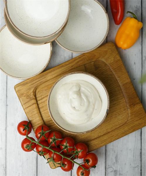 Porland Набор соусников Сизонс 9 см (6 предметов), бежевый, 95 мл