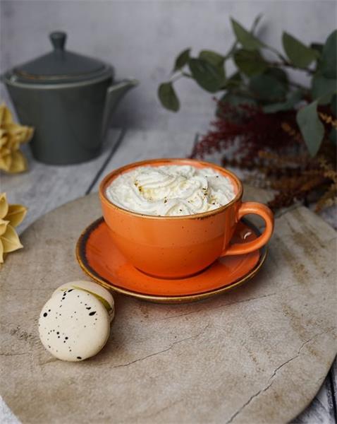 Porland Набор чайных пар 340 мл Сизонс (4 предмета), оранжевый